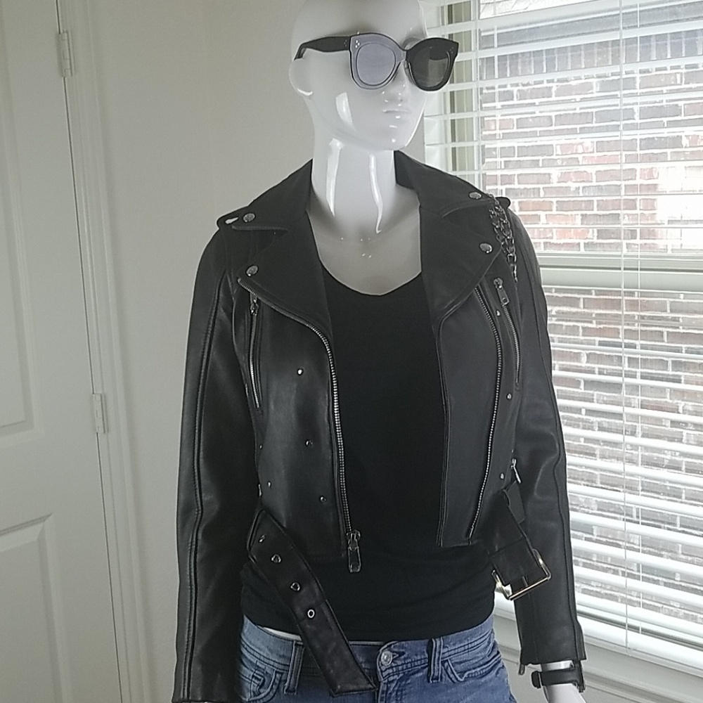 Sam Edelman Black Leather Jacket